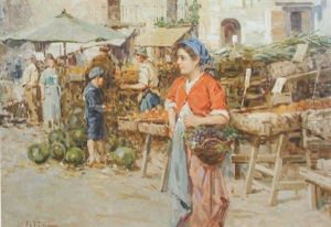 At The Market by Giuseppe Pitto