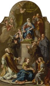 Madonna And Child With Saints