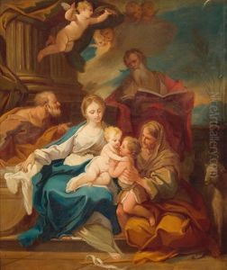 Madonna And Child by Giovanni Battista Pittoni the younger