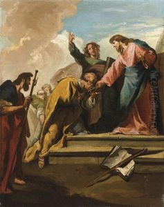 Le Christ Et Saint Pierre