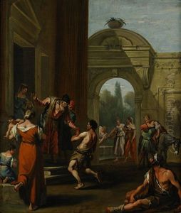 Den Forlorade Sonens Aterkomst by Giovanni Battista Pittoni the younger