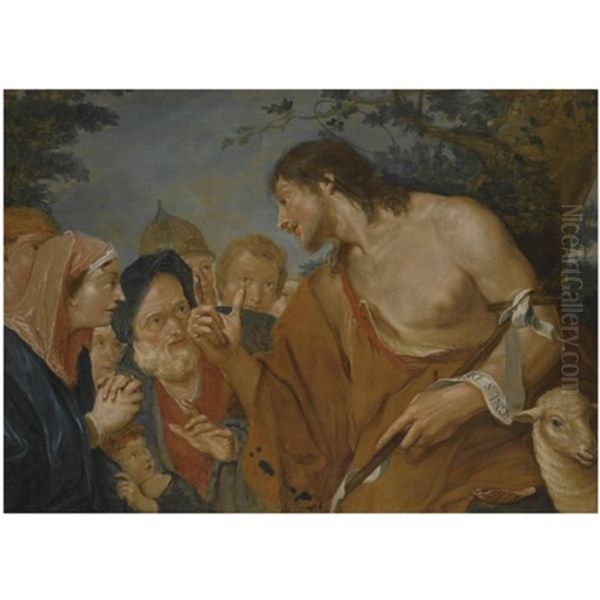 St. John The Baptist Preaching - view 1