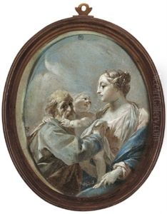La Sacra Famiglia by Giovanni Battista Pittoni the younger