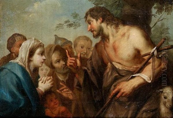 Saint John The Baptist Preaching To The Multitude - view 1