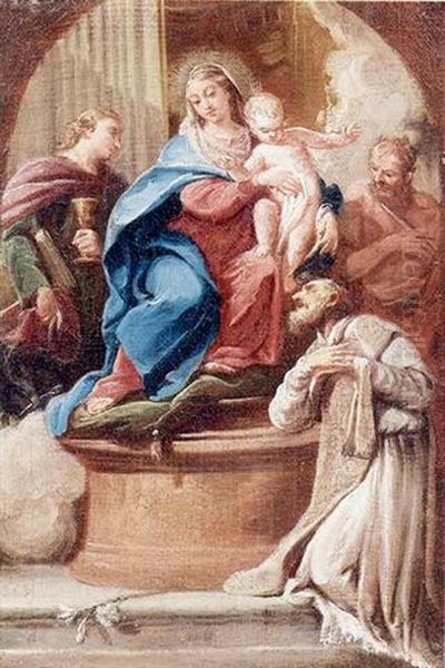 Madonna In Trono E I Ss. Giovanni Evangelista, Giovanni Battista E Filippo Neri - view 1