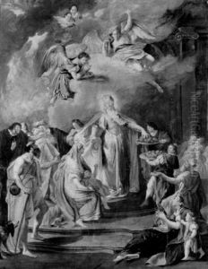 Die Almosenspende Der Hl. Elisabeth Von Thuringen
