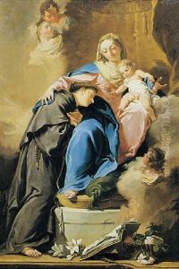 La Madonna Col Bambino, Sant'antonio Di Padova E Tre Angioletti