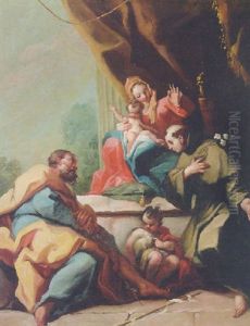 The Holy Family With The Infant Saint John The Baptist And Saint Anthony Of Padua