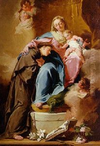 The Madonna And Child With Saint Anthony Of Padua