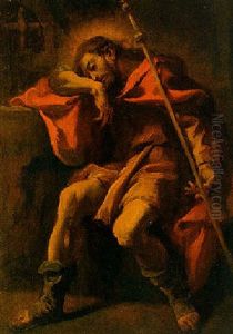 Saint Peter In Prison by Giovanni Battista Pittoni the younger
