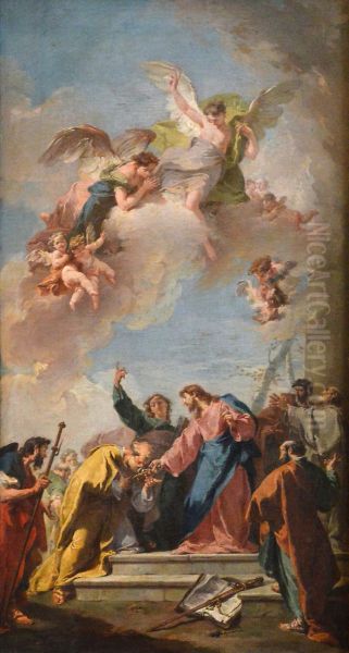 Christ Giving The Keys To Saint Peter - view 1