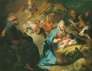 The Nativity by Giovanni Battista Pittoni the younger