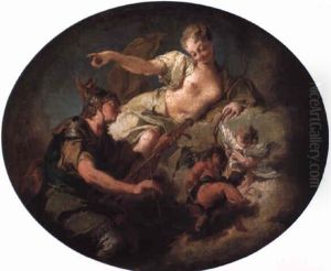 Venus And Mars by Giovanni Battista Pittoni the younger