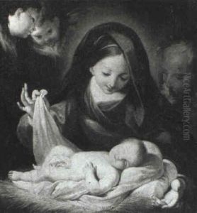 The Nativity by Giovanni Battista Pittoni the younger