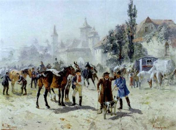 Pferdemarkt In Rotherburg Ob Der Tauber - view 1