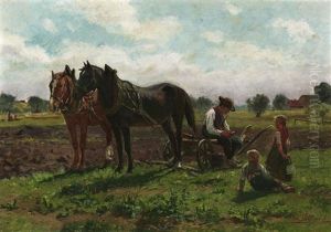Rast Bei Der Feldarbeit