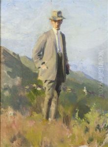 Gentiluomo In Campagna by Oreste Pizio