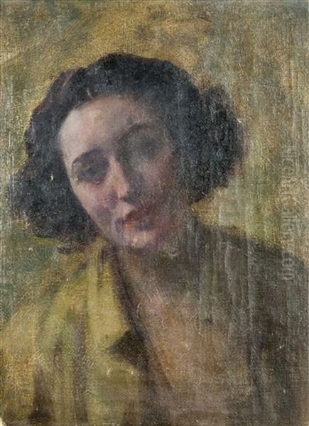 Donna Con Camicia Verde - view 1