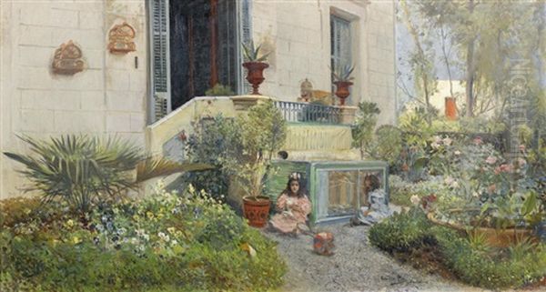 In A Spanish Garden - view 1
