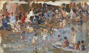 En La Playa (on The Beach) by Cecilio Pla