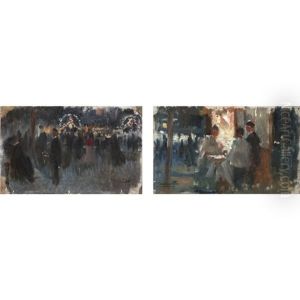 Verbena (festival) (+ Escena En Un Parque, Smllr (a Park Scene); 2 Works) by Cecilio Pla
