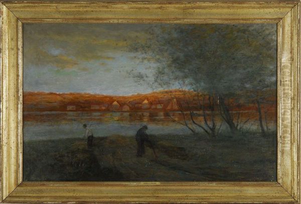 Haying At Dusk - view 1