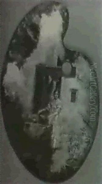 Title Not Given (una Joven Junto A La Fuente) - view 1
