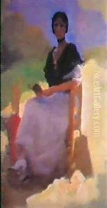 Mujer Sentada by Cecilio Pla