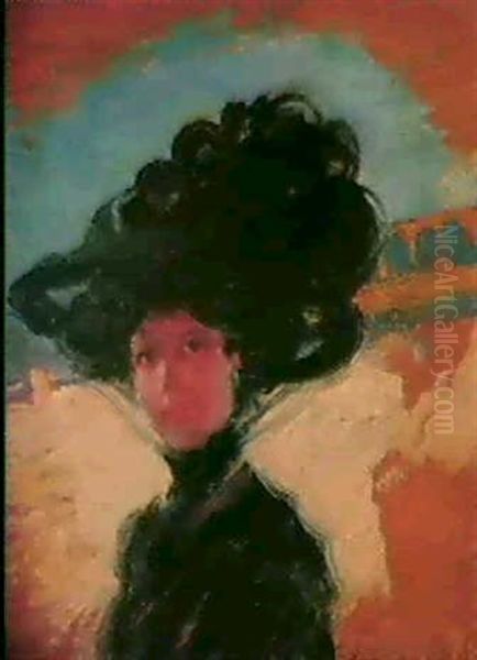 Dama Con Sombrero - view 1