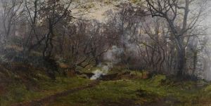 Nel Bosco Di Ariccia by Guido Boggiani