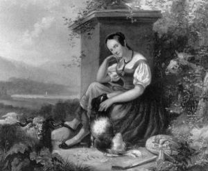 Galante Schaferin by Hubert Willem Plaatzer van den Hull