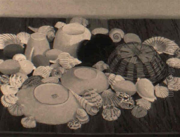 Still Life With Shells And Dishes - view 1