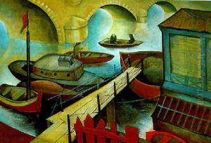 Fischer An Der Seine by Viktor Planckh