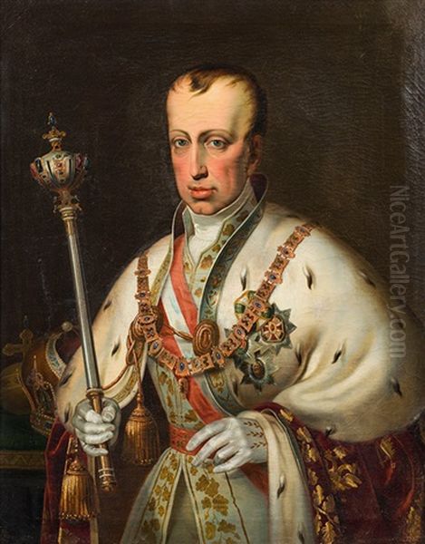 Emperor Ferdinand I With Scepter - view 1