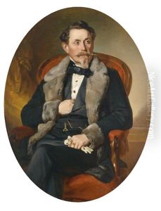 Bildnis Alois Reitter (1805-1864) Im Roten Lehnstuhl