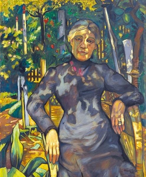 My Grandmother Resting In The Arbor - view 1