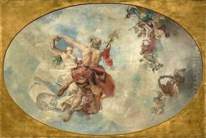 Escena Mitologica Para Techo by Casto Plasencia