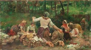 Las Lavanderas by Casto Plasencia