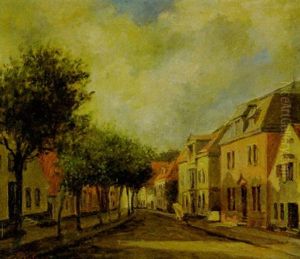 Beschauliche Strasse (vegesack?) by Anna Plate