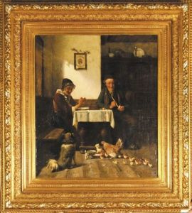 Staruszkowie Przy Stole by Hermann Plathner