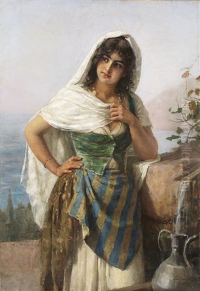 Girl By The Well - view 1