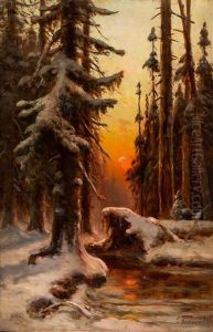 The Setting Sun by Semyon Sergeievich Platonov