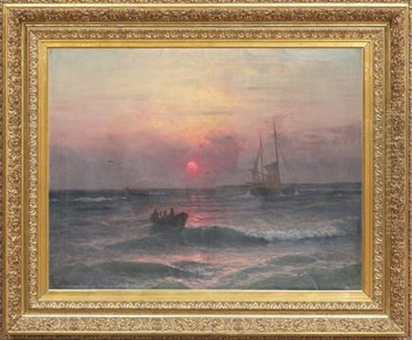 Solnedgang Over Havet - view 1