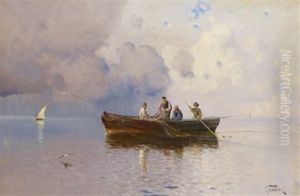 Fishing by Semyon Sergeievich Platonov