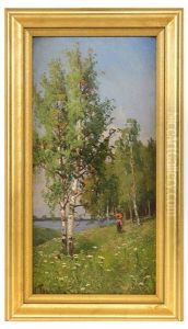 Summer Landscape by Semyon Sergeievich Platonov