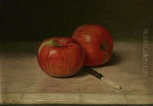 Still Life, Two Apples And A Knife Still Life, Two Apples And A Knife