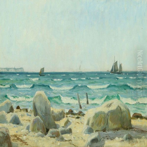 Coastal Scenery Withsailships - view 1