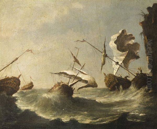 Navires Dans La Tempete - view 1