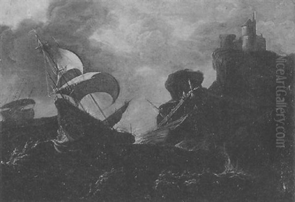 Ships Off The Coast - view 1
