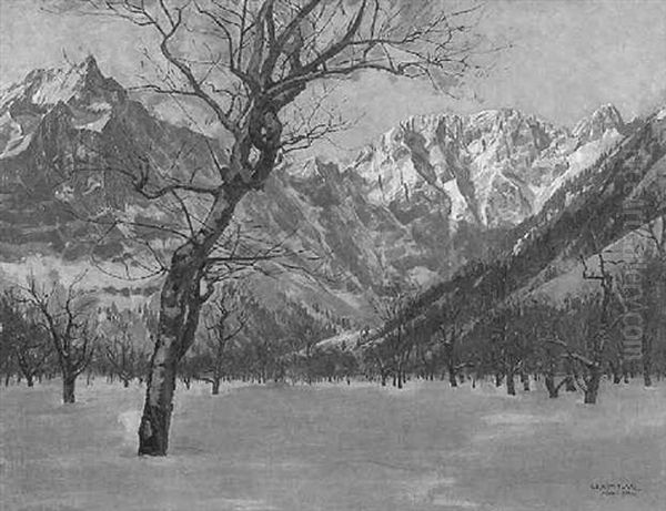 Winter Im Engtal Im Karwendel - view 1